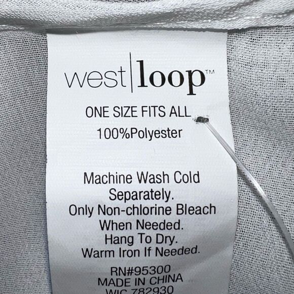 West loop sheer white coverup! New - Picture 6 of 6